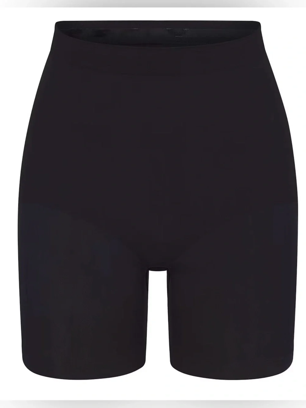 NWOT SKIMS Seamless Sculpt Mid Thigh Short Shapewear Onyx Black - Size XS